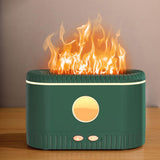 Maxbell Portable Air Humidifier USB with Realistic cool Mist Lamp colors Green