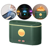 Maxbell Portable Air Humidifier USB with Realistic cool Mist Lamp colors Green