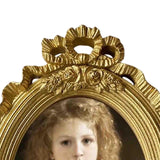 Maxbell Polyresin Oval Photo Display Frame, Wall Hanging Home Decor Gift 7 inch