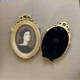 Maxbell Polyresin Oval Photo Display Frame, Wall Hanging Home Decor Gift 7 inch