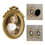 Maxbell Polyresin Oval Photo Display Frame, Wall Hanging Home Decor Gift 7 inch