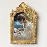 Maxbell French Resin Photo Frame Embossed Antique Ornate for Wedding Home Decor