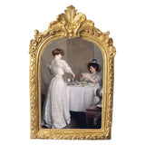 Maxbell French Resin Photo Frame Embossed Antique Ornate for Wedding Home Decor