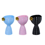 Maxbell Modern Flower Pot Planter Ornament Sculpture Desktop Vase for Hotel Office Blue