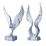 Maxbell Abstract Eagle Statue Sculpture Figurine for Living Room Bookshelf Bookcase 22cmx33cm