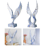Maxbell Abstract Eagle Statue Sculpture Figurine for Living Room Bookshelf Bookcase 22cmx33cm