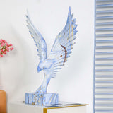 Maxbell Abstract Eagle Statue Sculpture Figurine for Living Room Bookshelf Bookcase 22cmx33cm