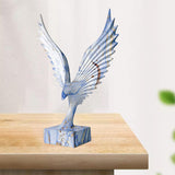 Maxbell Abstract Eagle Statue Sculpture Figurine for Living Room Bookshelf Bookcase 22cmx33cm