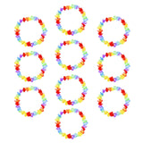 Maxbell 10x Hawaiian Leis Necklace for Event Decoration Fancy Dress Hawaii