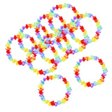 Maxbell 10x Hawaiian Leis Necklace for Event Decoration Fancy Dress Hawaii