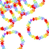 Maxbell 10x Hawaiian Leis Necklace for Event Decoration Fancy Dress Hawaii