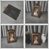 Maxbell Photo Frame Display Frame Retro Decorative for Home Table Decoration Bedroom Rectangle