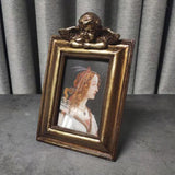 Maxbell Photo Frame Display Frame Retro Decorative for Home Table Decoration Bedroom Rectangle