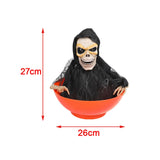 Maxbell Electric Halloween Decorations Fruit Plate Ghost Tricky Yard Garden Decor StyleA
