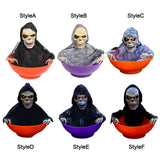 Maxbell Electric Halloween Decorations Fruit Plate Ghost Tricky Yard Garden Decor StyleA