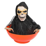 Maxbell Electric Halloween Decorations Fruit Plate Ghost Tricky Yard Garden Decor StyleA