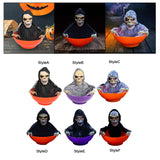 Maxbell Electric Halloween Decorations Fruit Plate Ghost Tricky Yard Garden Decor StyleA