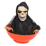 Maxbell Electric Halloween Decorations Fruit Plate Ghost Tricky Yard Garden Decor StyleA