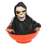 Maxbell Electric Halloween Decorations Fruit Plate Ghost Tricky Yard Garden Decor StyleA