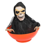 Maxbell Electric Halloween Decorations Fruit Plate Ghost Tricky Yard Garden Decor StyleA