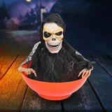 Maxbell Electric Halloween Decorations Fruit Plate Ghost Tricky Yard Garden Decor StyleA
