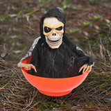 Maxbell Electric Halloween Decorations Fruit Plate Ghost Tricky Yard Garden Decor StyleA