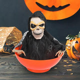 Maxbell Electric Halloween Decorations Fruit Plate Ghost Tricky Yard Garden Decor StyleA