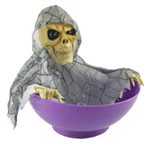 Maxbell Electric Halloween Decorations Fruit Plate Ghost Tricky Yard Garden Decor StyleB