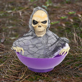 Maxbell Electric Halloween Decorations Fruit Plate Ghost Tricky Yard Garden Decor StyleB