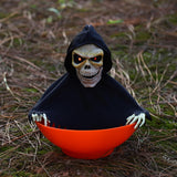 Maxbell Electric Halloween Decorations Fruit Plate Ghost Tricky Yard Garden Decor StyleD