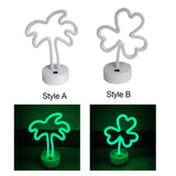 Maxbell Neon Signs Night light Lamp with Stand for Tabletop Desktop Kids Room Style A