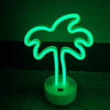 Maxbell Neon Signs Night light Lamp with Stand for Tabletop Desktop Kids Room Style A