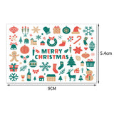 Maxbell 50Pcs Mini Merry Christmas Cards Greeting Cards Snowman for Birthday Party