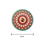 Maxbell Incense Holder Incense Ash Tray Exquisite for Bedroom Home Decor Living Room Red