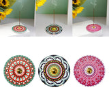 Maxbell Incense Holder Incense Ash Tray Exquisite for Bedroom Home Decor Living Room Red