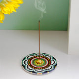 Maxbell Incense Holder Incense Ash Tray Exquisite for Bedroom Home Decor Living Room Green