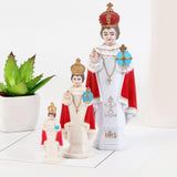 Maxbell Jesus Statue Cardinal Sculpture Ornament for Desktop Decoration Collection 16.5cm Red