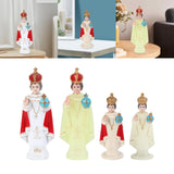 Maxbell Jesus Statue Cardinal Sculpture Ornament for Desktop Decoration Collection 16.5cm Red