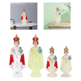 Maxbell Jesus Statue Cardinal Sculpture Ornament for Desktop Decoration Collection 16.5cm Red