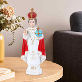 Maxbell Jesus Statue Cardinal Sculpture Ornament for Desktop Decoration Collection 16.5cm Red