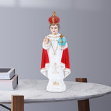 Maxbell Jesus Statue Cardinal Sculpture Ornament for Desktop Decoration Collection 16.5cm Red