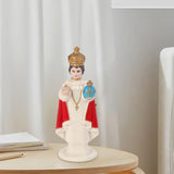 Maxbell Jesus Statue Cardinal Sculpture Ornament for Desktop Decoration Collection 10.5cm Red