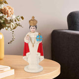 Maxbell Jesus Statue Cardinal Sculpture Ornament for Desktop Decoration Collection 10.5cm Red