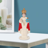 Maxbell Jesus Statue Cardinal Sculpture Ornament for Desktop Decoration Collection 10.5cm Red