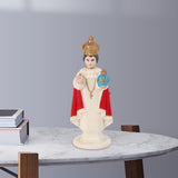 Maxbell Jesus Statue Cardinal Sculpture Ornament for Desktop Decoration Collection 10.5cm Red