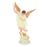 Maxbell Western Angel Character Figurine Statuette Gift Crafts for Garden Decoration Yellow