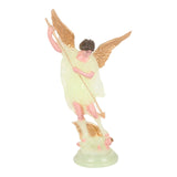 Maxbell Western Angel Character Figurine Statuette Gift Crafts for Garden Decoration Yellow