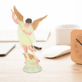 Maxbell Western Angel Character Figurine Statuette Gift Crafts for Garden Decoration Yellow