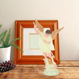 Maxbell Western Angel Character Figurine Statuette Gift Crafts for Garden Decoration Yellow