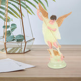 Maxbell Western Angel Character Figurine Statuette Gift Crafts for Garden Decoration Yellow